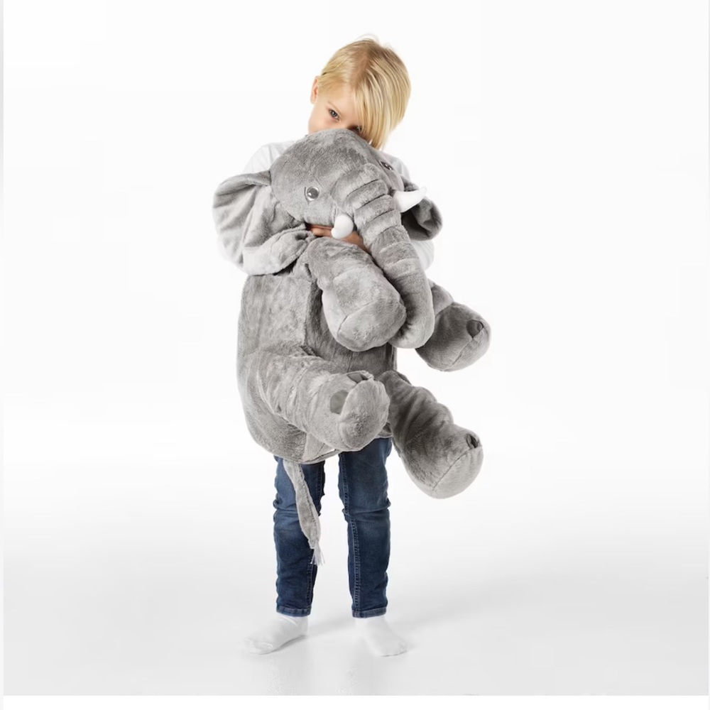 Large elephant plush toy